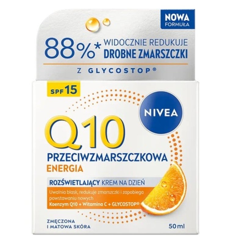 Nivea Q10 Plus Energizing Antiwrinkle Day Cream Spf15 50ml