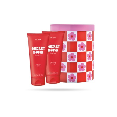 Pupa Happy Box Cherry Bomb Set Shower Gel 200ml And Body Cream 200ml