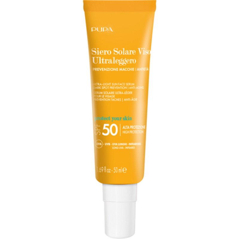Pupa Ultralight Face Sunscreen Serum Spf50 50 Ml
