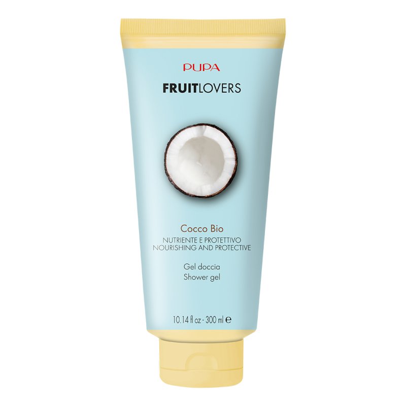 PUPA Milano Fruit Lovers Cocco Bio 300 ml Lait de douche Femmes Corps Noix de coco