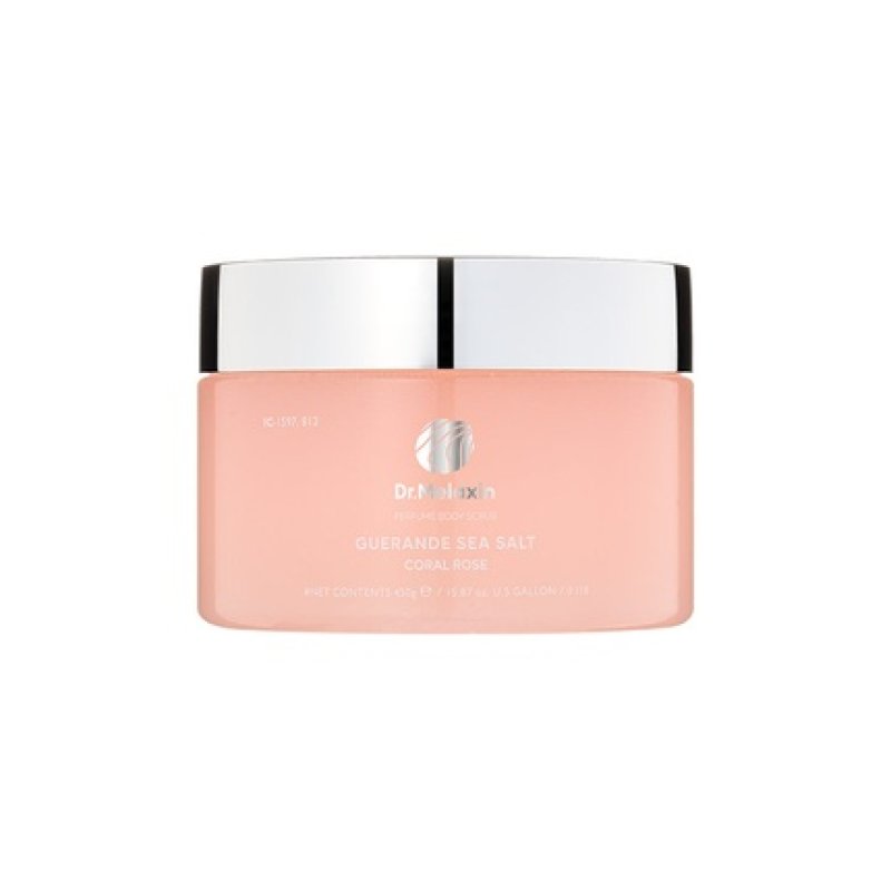 Drmelaxin Guerande Sea Salt Perfume Body Scrub Coral Rose 450g