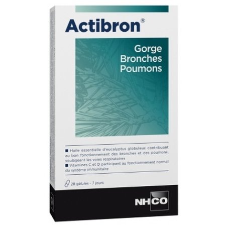 Nhco Actibron Throat Bronchi Lungs 28 Capsules