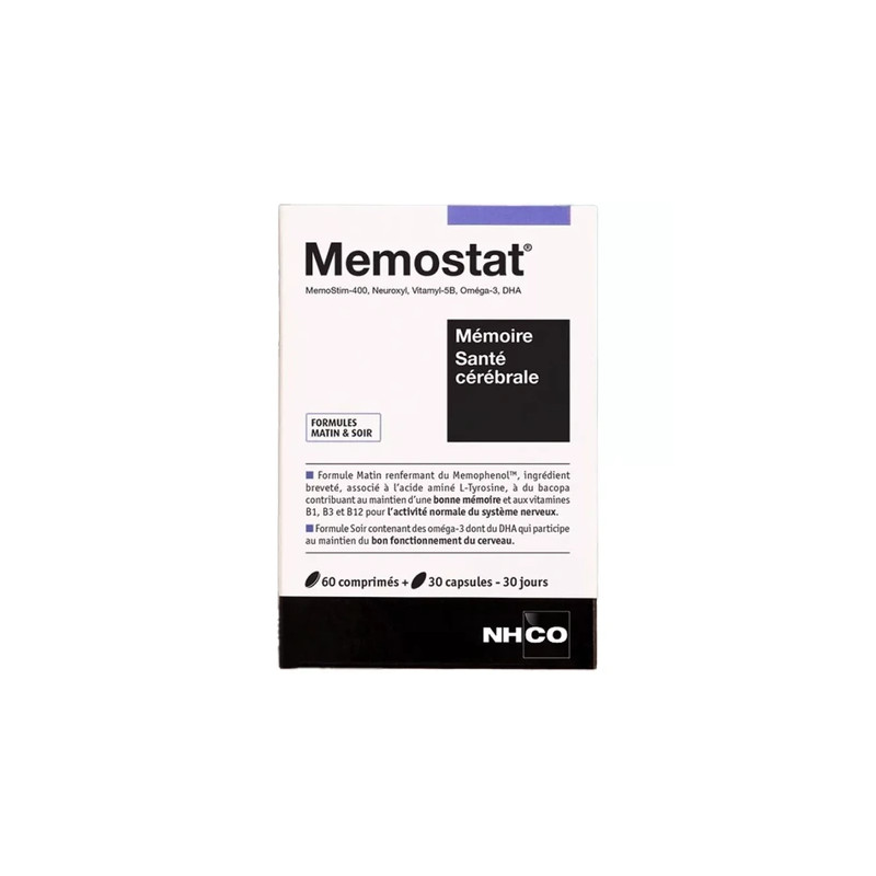 Nhco Memostat Brain Health 60 Tablets 30 Capsules