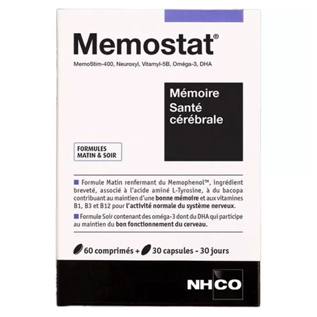 Nhco Memostat Brain Health 60 Tablets 30 Capsules