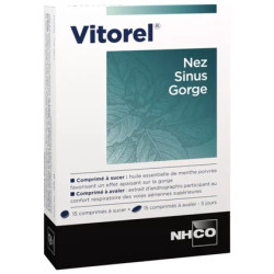Vitorel Nhco Nose Sinus Throat 30 Tablets