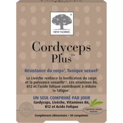 New Nordic Vitalco Cordyceps Plus Energy & Sexual Tonus 30 Tablets
