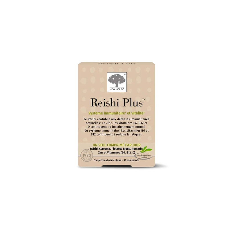 New Nordic Reishi Plus 30 Tablets