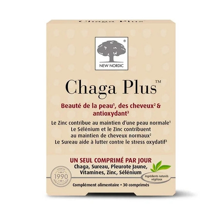 Chaga Plus New Nordic Chaga Plus 30 Tablets