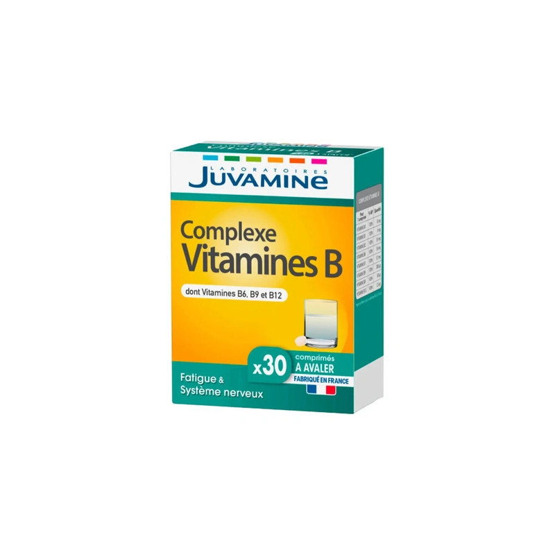 Juvamine Vitamin B Complex Fatigue And Nervous System 30 Capsules