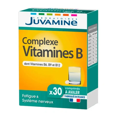 Juvamine Vitamin B Complex Fatigue And Nervous System 30 Capsules