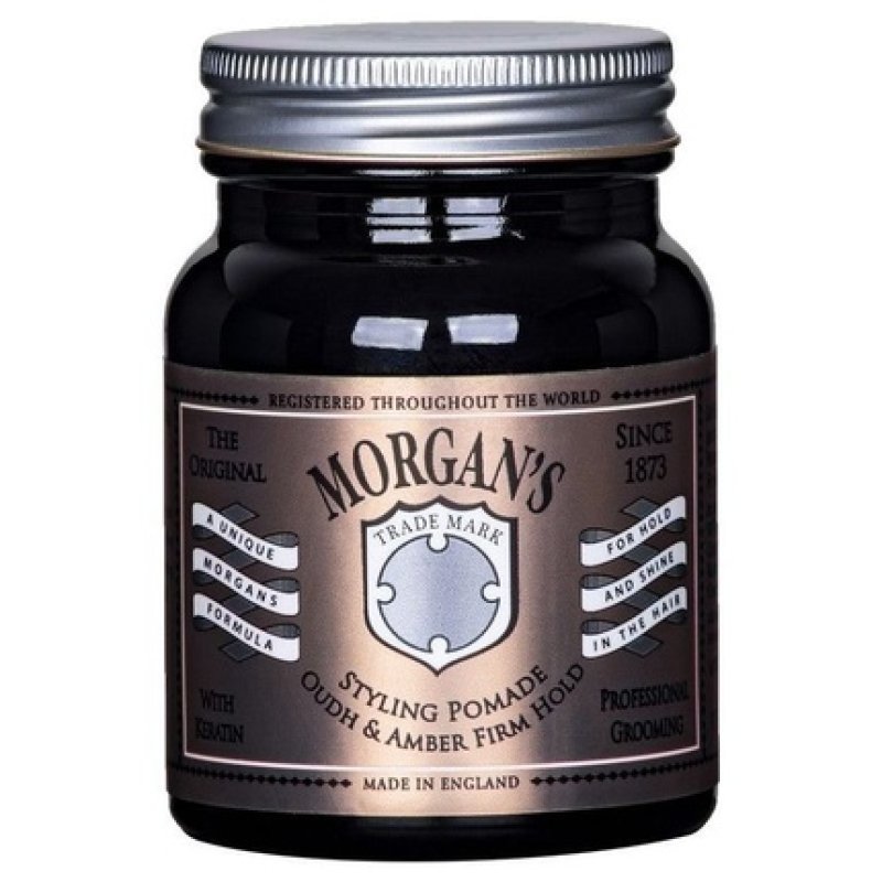 Morgan's Oudh & Amber Firm Hold Styling Pomade Mpm271 100 G With Strong Fixation And Keratin