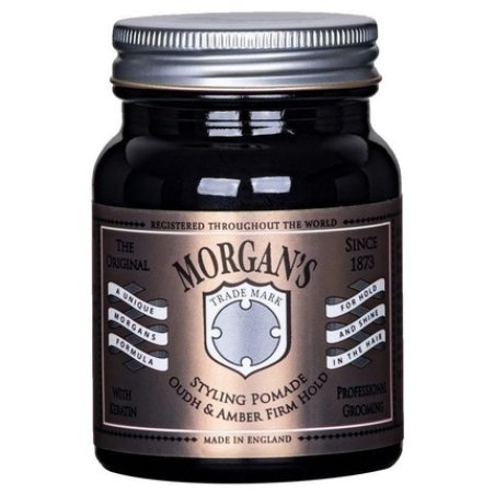 Morgan's Oudh & Amber Firm Hold Styling Pomade Mpm271 100 G With Strong Fixation And Keratin