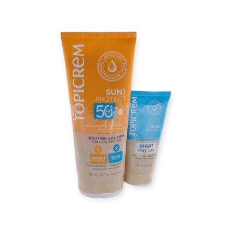 Topicrem Special Offer Sun Protect Sunscreen Lotion Spf50 200ml Aftersun Cooling Gel 50ml