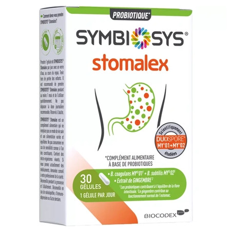 Symbiosys Stomalex Probiotics Stomach Wellness 30 Capsules