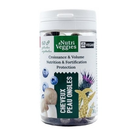 Nutriveggies Hair Skin Nails 60 Capsules