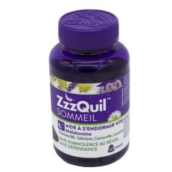 Zzzquil Sleep 60 Gummies Forest Fruit Flavor Dietary Supplement To Help You Fall Asleep Quickly