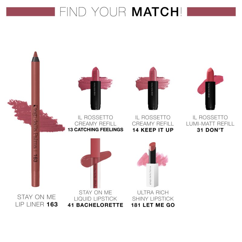 Diego dalla Palma Stay On Me Lip Liner 1,2 g 163 Mauve