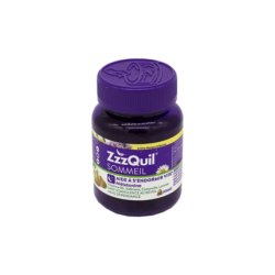 Zzzquil Natura Zzzquil Sleep 30 Gummies Mango Banana Flavour Food Supplement To Help You Fall Asleep Fast