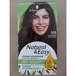 Schwarzkopf Natural & Easy Permanent Hair Color 570 Medium Brown