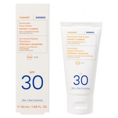 Korres Yoghurt Sun Face Cream Spf30 50ml