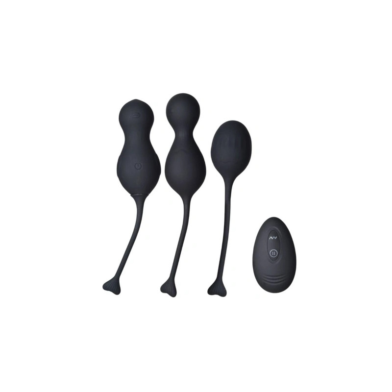 Inty Toys Blaze Vibrating Kegel Ball Set Silicone Remote Control Waterproof Usb