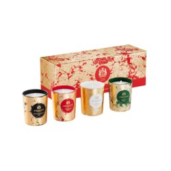 Atkinsons Tea Time Temptation Gift Box 4 Scented Candles