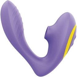 Romp Reverb Silicone Rechargeable Dual Stimulation Pressure Wave Vibrator