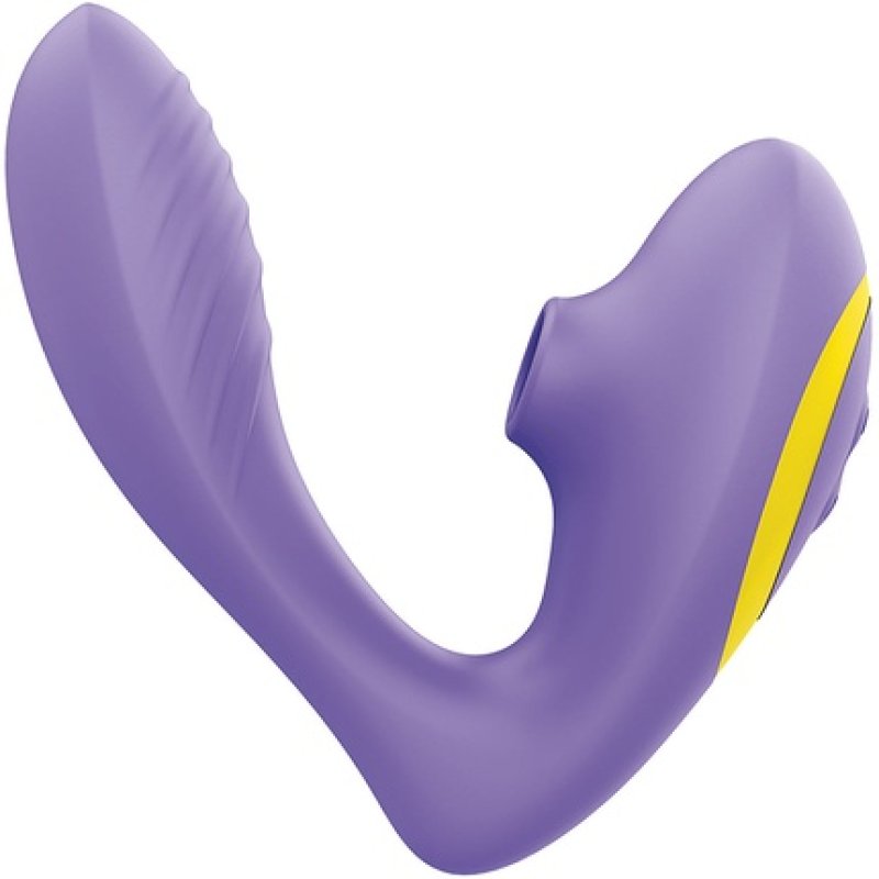 Romp Reverb Silicone Rechargeable Dual Stimulation Pressure Wave Vibrator