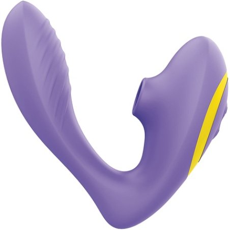 Romp Reverb Silicone Rechargeable Dual Stimulation Pressure Wave Vibrator
