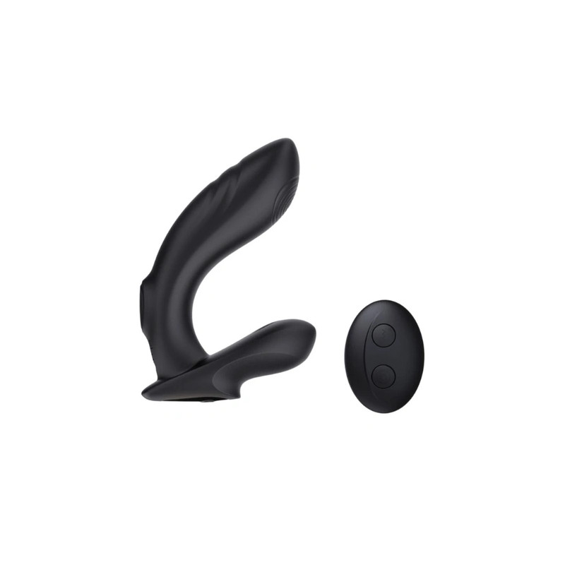 Inty Toys Rebel Male Prostate Massager Remote Anal Butt Plug Vibrator Silicone