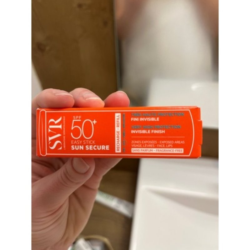 Laboratoire Svr Sun Secure Easy Sun Stick Solar Spf 50 Refill 10 G