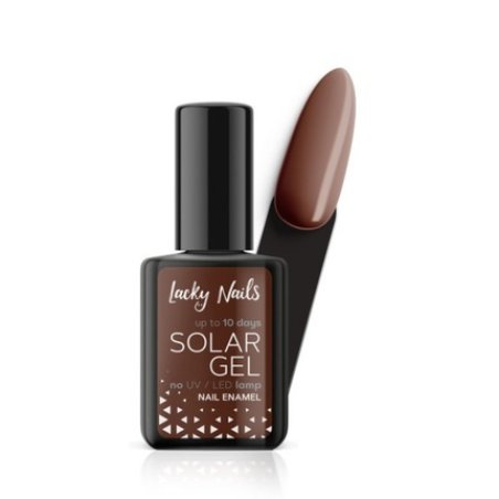 LN NAIL POLISH SOLAR GEL 16 CHOCOLATE