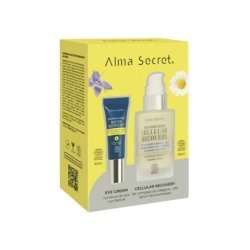 Alma Secret Eye Contour Set Round Midnight Facial Serum Cellular Recovery