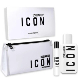 Dsquared Icon Eau De Parfum Set 100ml 10ml Beauty Case For Men