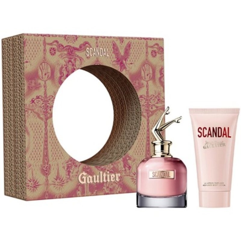 Jean Paul Gaultier Scandal Gift Set Eau De Parfum 50ml 75ml Body Lotion