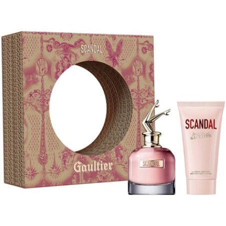 Jean Paul Gaultier Scandal Gift Set Eau De Parfum 50ml 75ml Body Lotion
