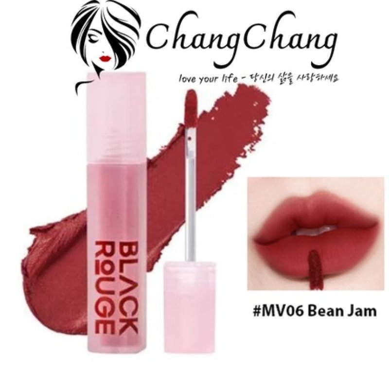 Black Rouge Black Rouge Muddish Cushion Velvet Lip Tint 4g Mv06 Bean Jam