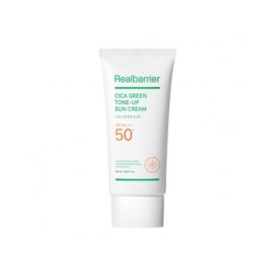 Real Barrier Sunscreen With Centella Asiatica Cica Green Toneup Spf 50 Pa For Sensitive And Reddened Skin