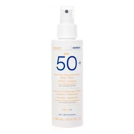 Korres Yoghurt Sun Care Body & Face Emulsion Spf50 150 Ml