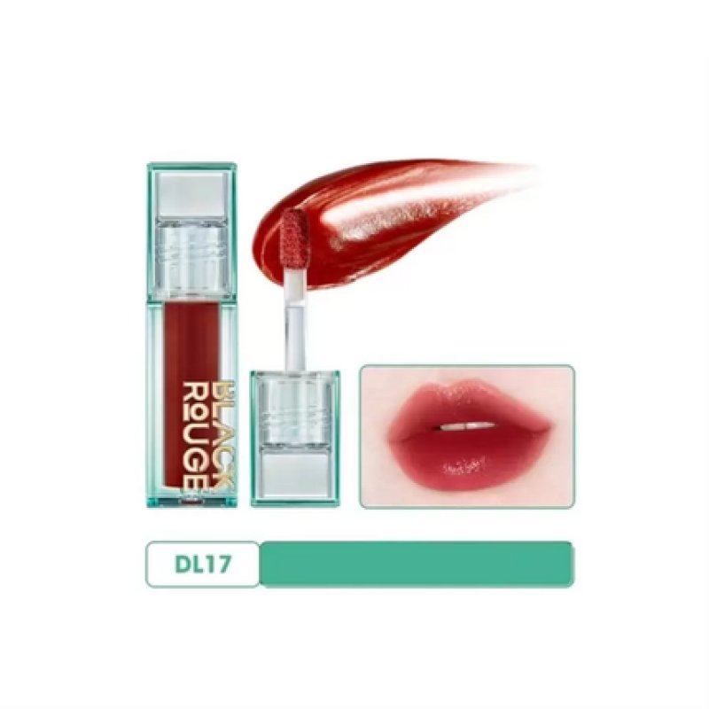 Black Rouge Double Layer Over Velvet 3 Dl17 Red Sapphire Velvety Lip Gloss