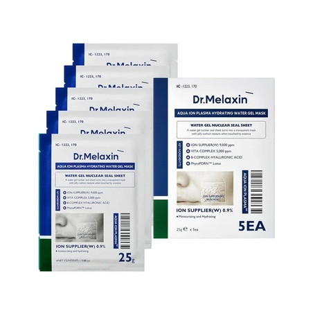 Drmelaxin Aqua Ion Line Moisturizing Face Mask 5 X 25 Grams