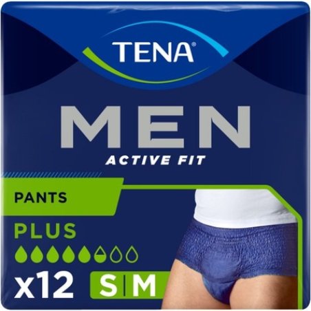 Tena Men Active Fit Pants Plus Sm 12 Pieces
