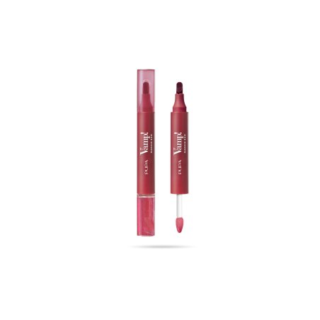 PUPA Milano Vamp! Marker Duo brillant à lèvres 2,6 ml 005 Cherry Granita