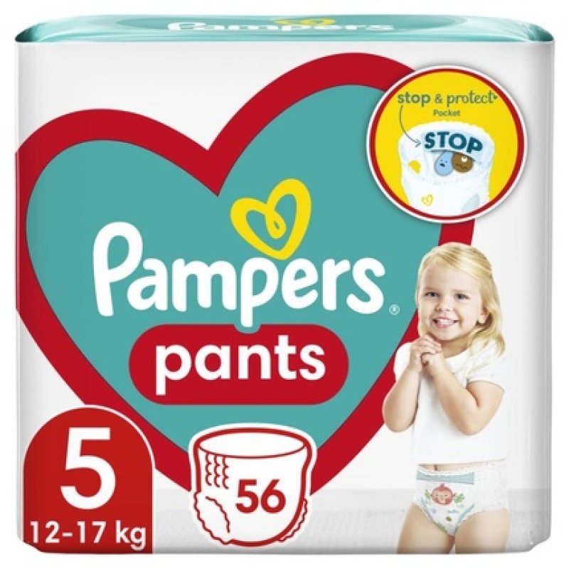 Pampers Diapers Active Baby Pants Size 5 56 Pieces For Babies Weighing 1217 Kg
