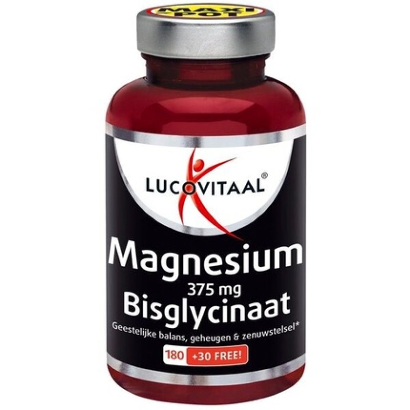 Lucovitaal Magnesium 375mg Bisglycinate Tablets