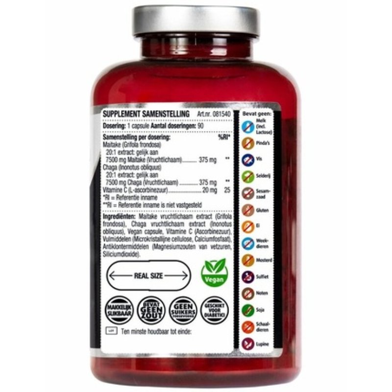 Lucovitaal Maitake & Chaga Capsules