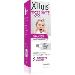 Xt Luis Once Shampoo 100 Ml Includes Comb Against Head Lice & Nits