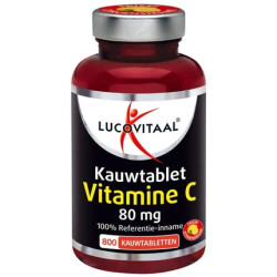 Lucovitaal Vitamin C 80 Mg 800 Chewable Tablets