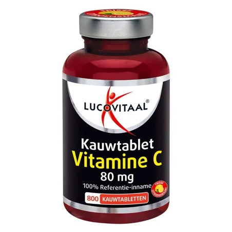 Lucovitaal Vitamin C 80 Mg 800 Chewable Tablets