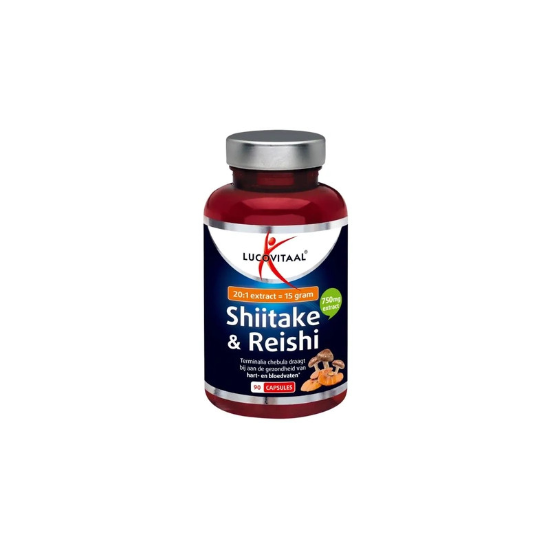 Lucovitaal Shiitake & Reishi 90 Capsules